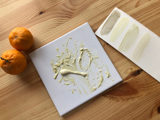 How to make watercolors with Clementines Peels